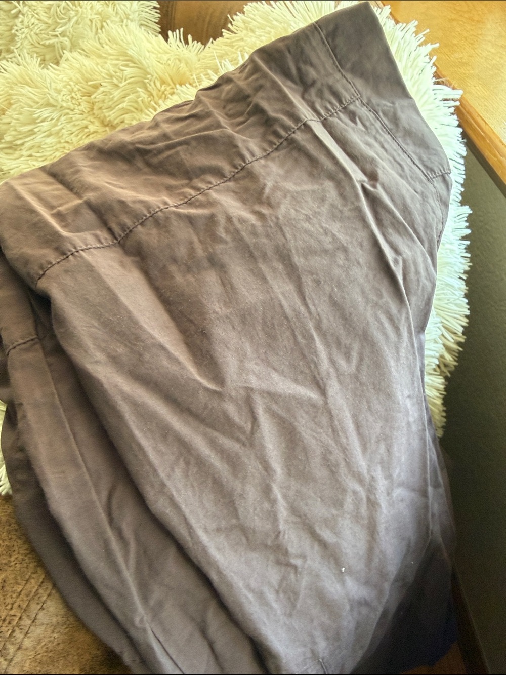 ALO Yoga Eggplant Purple Women's Cargo Track Pants - Picture 4 of 4